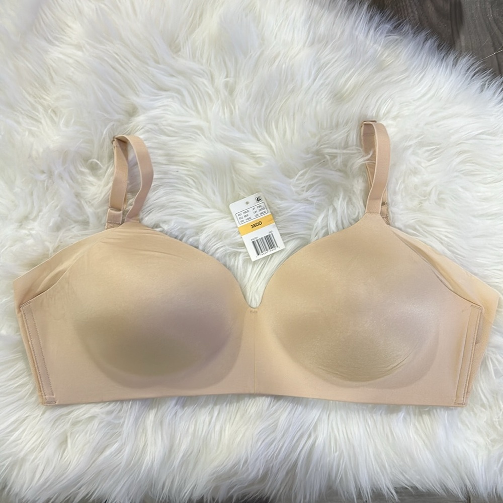 Wacoal ultimate side smoother wire free bra, #852281, color Sand, Size 38DD - Picture 4 of 6